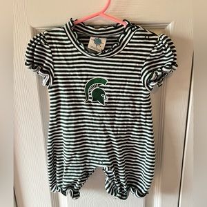 Michigan State Spartans romper